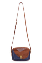 Load image into Gallery viewer, Beat Patch Suede crossbody bag
