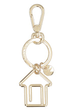 Load image into Gallery viewer, Gold metal key ring hook
