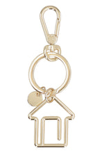 Load image into Gallery viewer, Gold metal key ring hook
