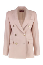 Load image into Gallery viewer, Edicola double-breasted wool blazer
