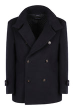 Load image into Gallery viewer, Wool blend peacoat
