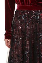 Load image into Gallery viewer, Embroidered tulle skirt
