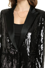 Load image into Gallery viewer, Essenza sequin blazer
