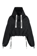 Load image into Gallery viewer, Khris Crop hooded windbreaker

