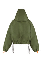 Load image into Gallery viewer, Khris Crop hooded windbreaker
