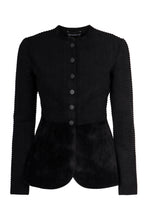 Load image into Gallery viewer, Il testo "Giacca in ciniglia ottoman" tradotto dall'italiano (IT) all'inglese (EN) è: "Jacket in corduroy Ottoman".
