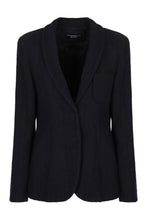 Load image into Gallery viewer, Chevron single-breasted blazer
