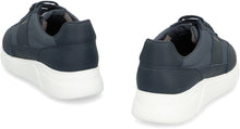 Load image into Gallery viewer, Genesis Vintage Runner leather and fabric low-top sneakers
