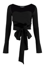 Load image into Gallery viewer, Long sleeve crop top
