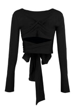 Load image into Gallery viewer, Long sleeve crop top
