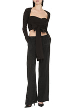 Load image into Gallery viewer, Long sleeve crop top
