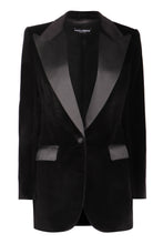 Load image into Gallery viewer, Single-breasted velvet jacket
