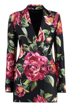 Load image into Gallery viewer, Printed double-breasted jacket
