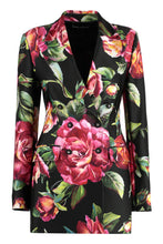 Load image into Gallery viewer, Printed double-breasted jacket
