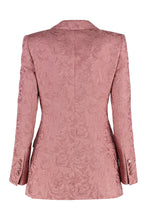 Load image into Gallery viewer, Cotton blend jacquard blazer
