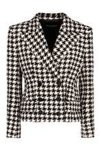 Load image into Gallery viewer, Houndstooth pattern blazer
