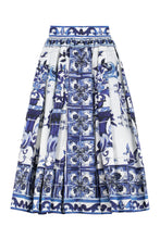 Load image into Gallery viewer, Printed poplin skirt
