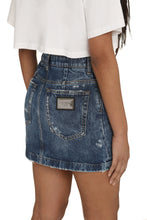 Load image into Gallery viewer, Denim mini skirt
