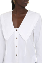 Load image into Gallery viewer, Maxi collar cotton shirt
