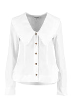 Load image into Gallery viewer, Maxi collar cotton shirt
