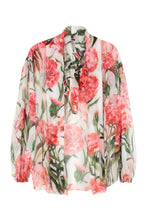 Load image into Gallery viewer, Printed silk blouse
