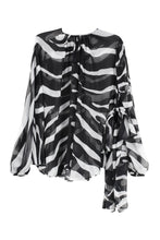 Load image into Gallery viewer, Printed silk blouse
