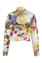 Load image into Gallery viewer, Floral print cotton blouse
