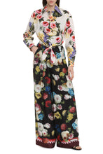 Load image into Gallery viewer, Floral print cotton blouse
