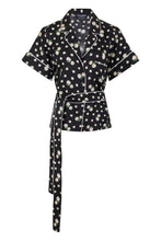 Load image into Gallery viewer, Silk blouse with floral print
