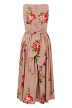 Load image into Gallery viewer, Floral midi dress in cotton
