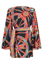 Load image into Gallery viewer, Printed dress with belt
