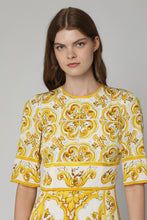 Load image into Gallery viewer, Printed silk dress
