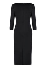 Load image into Gallery viewer, Virgin wool midi dress
