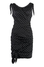 Load image into Gallery viewer, Polka-dot print silk mini dress
