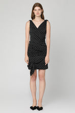 Load image into Gallery viewer, Polka-dot print silk mini dress
