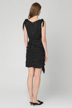 Load image into Gallery viewer, Polka-dot print silk mini dress
