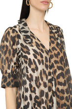 Load image into Gallery viewer, Animal print shirtdress
