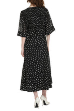 Load image into Gallery viewer, Polka-dot midi dress
