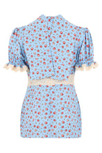 Load image into Gallery viewer, Mini dress in silk and cotton blend
