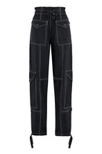 Load image into Gallery viewer, Viscose cargo-trousers
