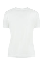 Load image into Gallery viewer, Embellished logo cotton t-shirt
