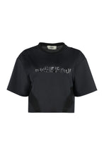 Load image into Gallery viewer, Logo detail cropped t-shirt
