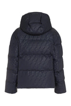 Load image into Gallery viewer, Reversible hooded down jacket
