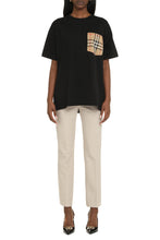 Load image into Gallery viewer, Stretch viscose trousers with flared hem
