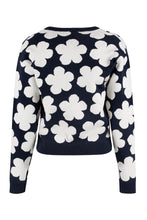 Load image into Gallery viewer, Wool-cotton blend jacquard sweater

