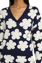 Load image into Gallery viewer, Wool-cotton blend jacquard sweater
