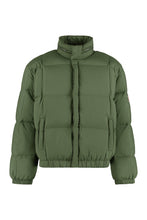 Load image into Gallery viewer, Zip and snap button fastening down jacket
