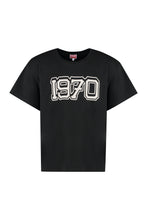 Load image into Gallery viewer, Cotton crew-neck T-shirt
