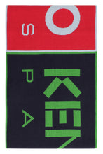 Load image into Gallery viewer, Kenzo Box logo knitted scarf
