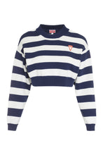 Load image into Gallery viewer, Striped crew-neck pullover
